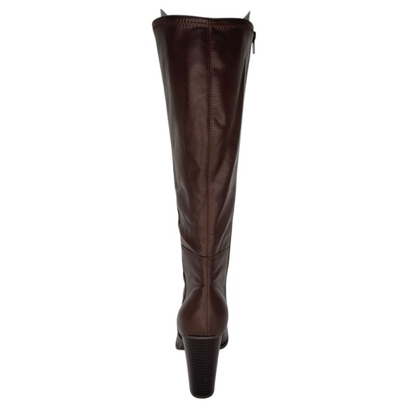 Style & Co. Addyy Chocolate Faux Leather Womens Knee High Boots Size 8M - Picture 5 of 10